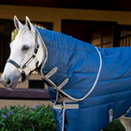 Horseware - Amigo Ripstop Insulator Stable Neck Cover Navy/ Titanium Grey 100g | - Ohlala
