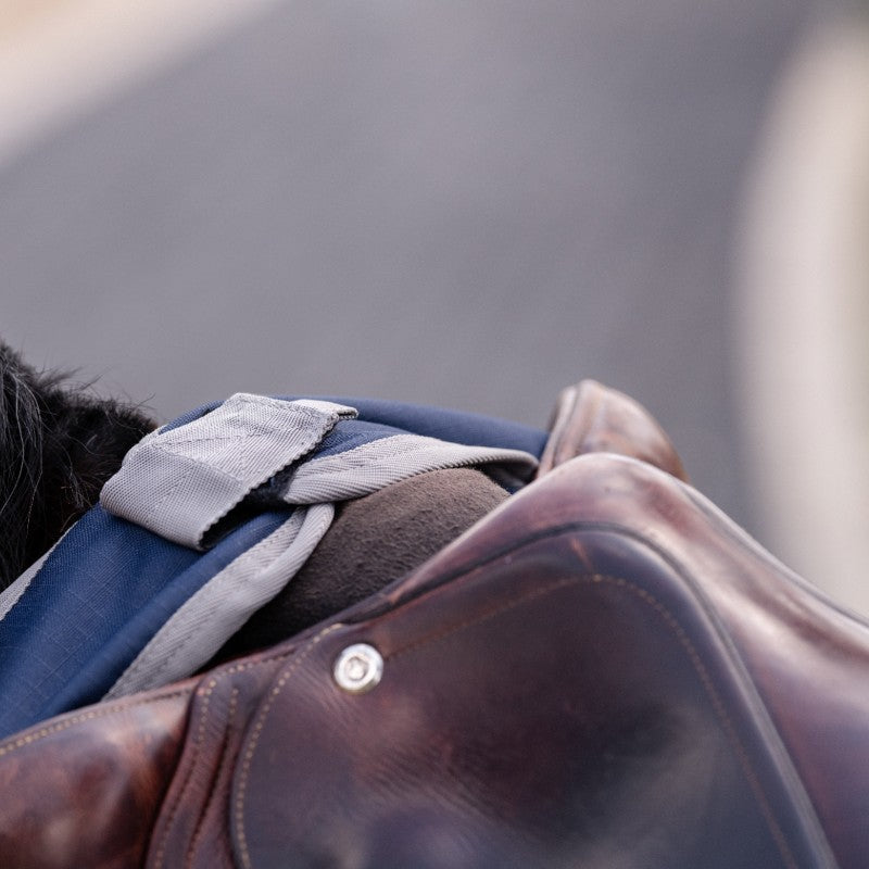 Horseware - Amigo Ripstop Quarter Sheet navy/ titanium grey | - Ohlala