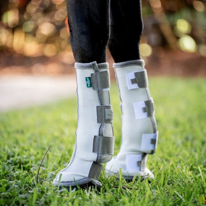 Horseware - Polainas antimoscas Fly Boots plata/ titanium grey/ plata x2 | - Ohlala