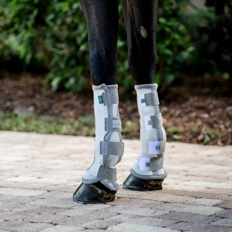 Horseware - Polainas antimoscas Fly Boots plata/ titanium grey/ plata x2 | - Ohlala