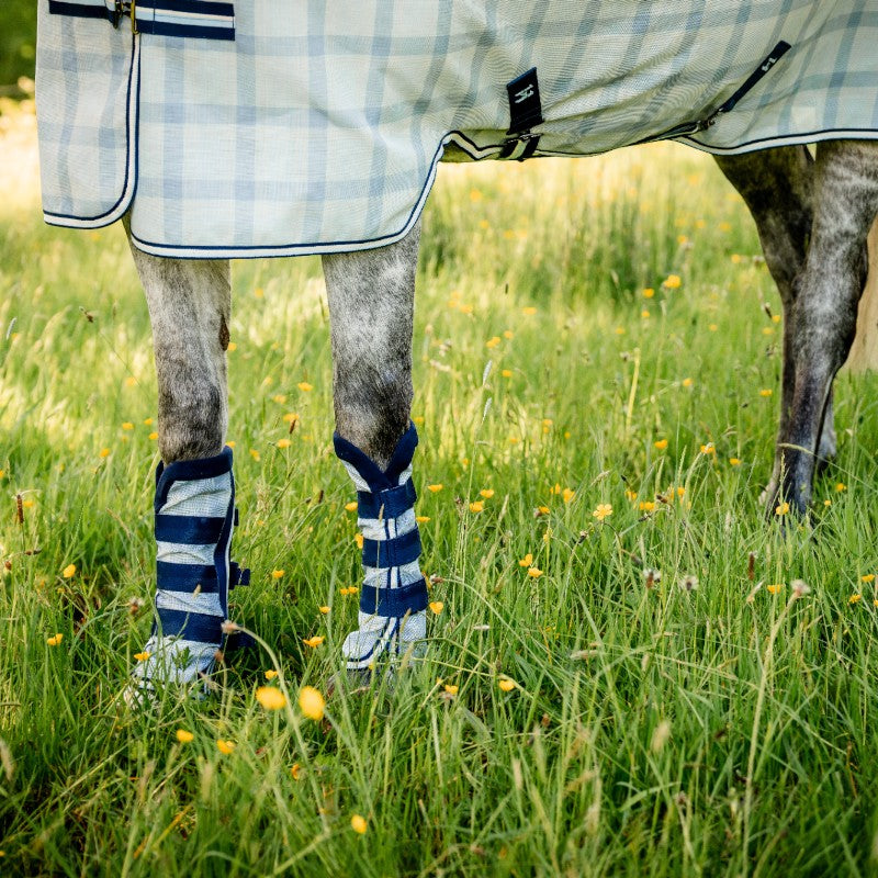 Horseware - Guêtres anti-mouches Newmarket witney navy | - Ohlala