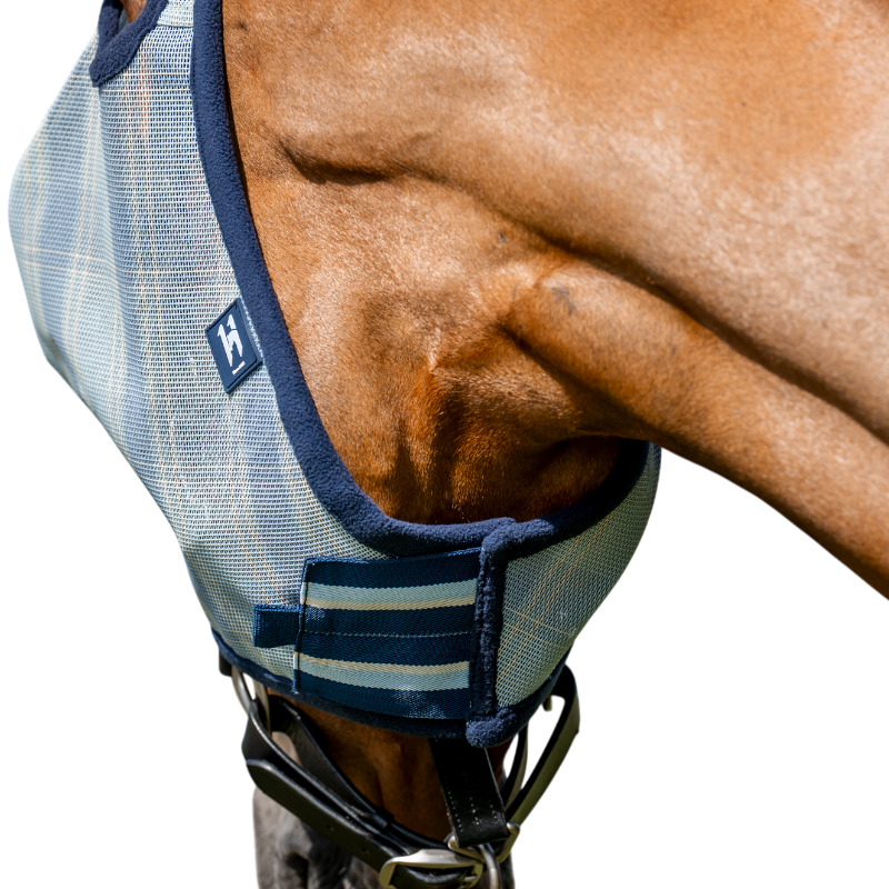 Horseware - Maska przeciw owadom bez uszu Newmarket witney navy | - Ohlala