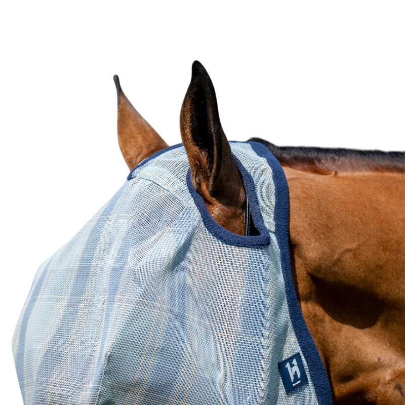 Horseware - Maska przeciw owadom bez uszu Newmarket witney navy | - Ohlala
