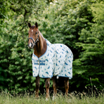 Horseware - Fliegendecke Amigo Bug Rug Libellen-Print / Silber / Blau / Salbei | - Ohlala