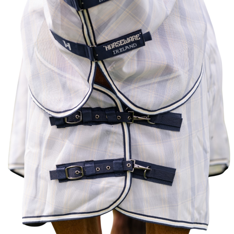 Horseware - Couverture anti-mouches Newmarket Quarter Horse Plus witney navy | - Ohlala