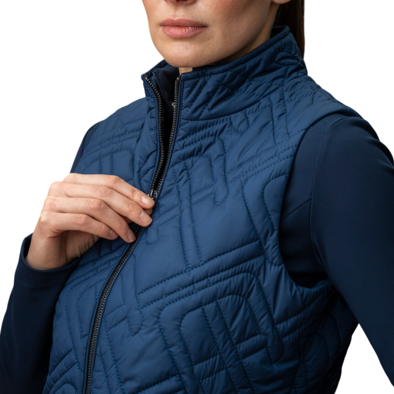 Horseware - Ärmellose Daunenweste Damen Neve Monogram Quilted core marine | - Ohlala