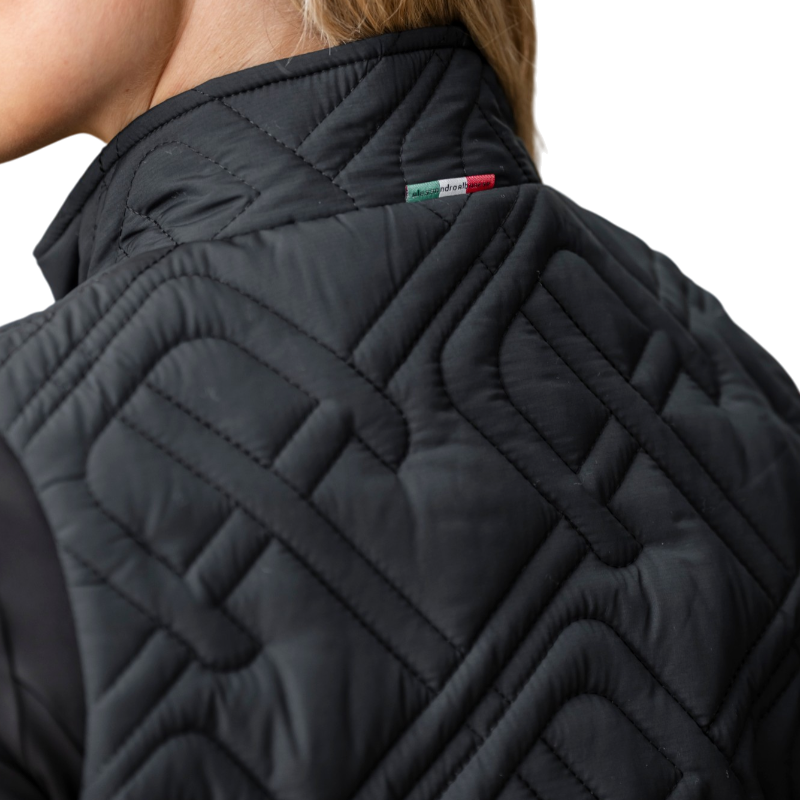 Horseware - Doudoune sans manches femme Neve Monogram Quilted core noir | - Ohlala