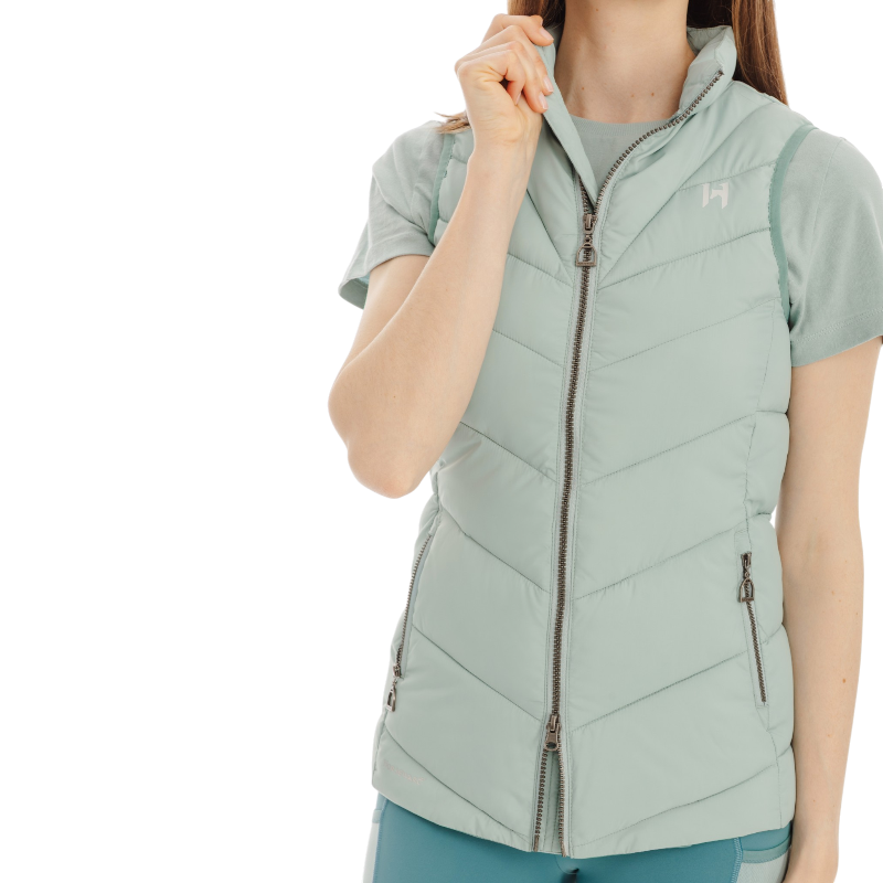 Horseware - Doudoune sans manches femme Stride soft mint | - Ohlala