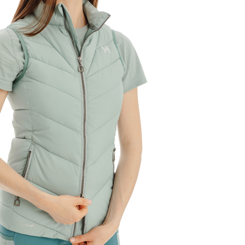 Horseware - Doudoune sans manches femme Stride soft mint | - Ohlala