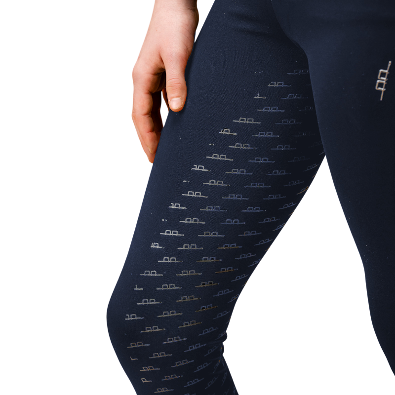 Horseware - Legging d'équitation enfant Bina marine full grip | - Ohlala