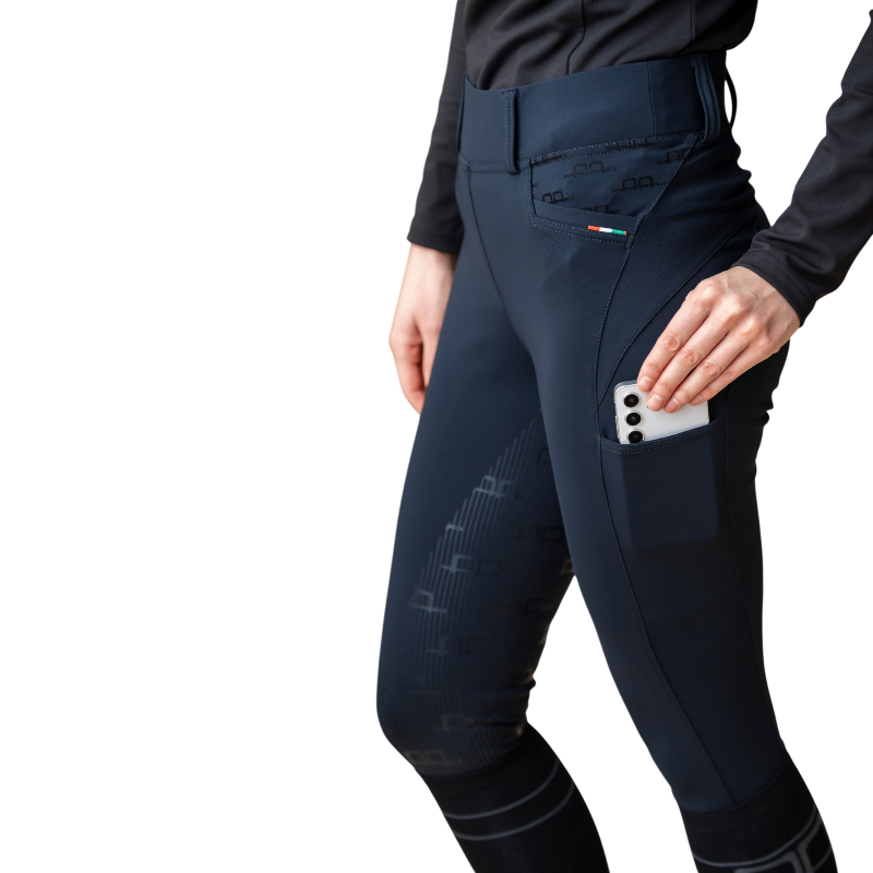 Horseware - Legging de equitación mujer Fina Brushed negro full grip | - Ohlala