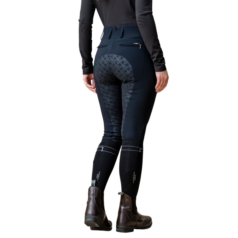 Horseware - Pantalon d'équitation femme Allora High Rise core black full grip | - Ohlala