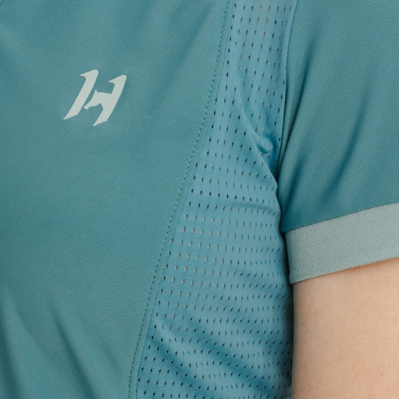 Horseware - Dames korte mouw polo Tech juniper green | - Ohlala
