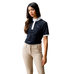 Horseware - Women's short-sleeve competition polo Alcina charcoal | - Ohlala