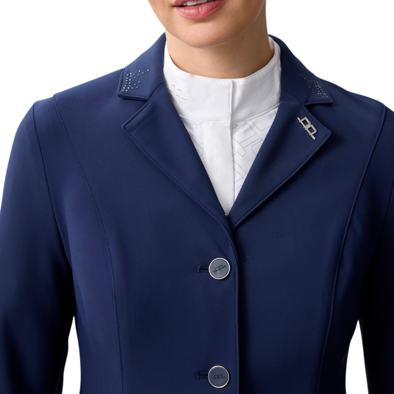 Horseware - Veste de concours femme Platinum MotionFlex Pro Crystal core marine | - Ohlala