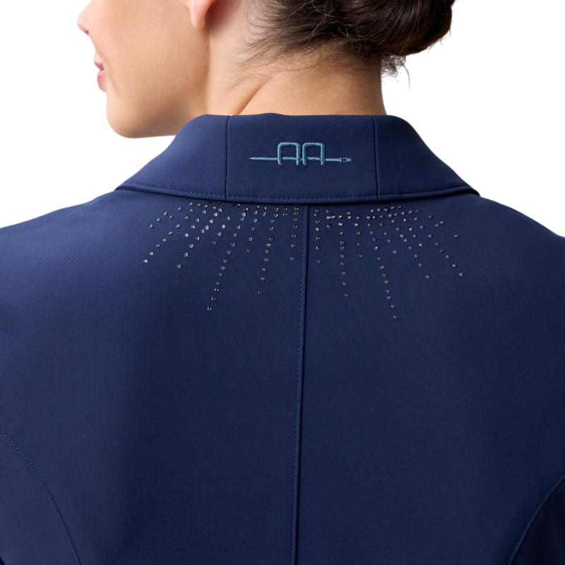 Horseware - Veste de concours femme Platinum MotionFlex Pro Crystal core marine | - Ohlala