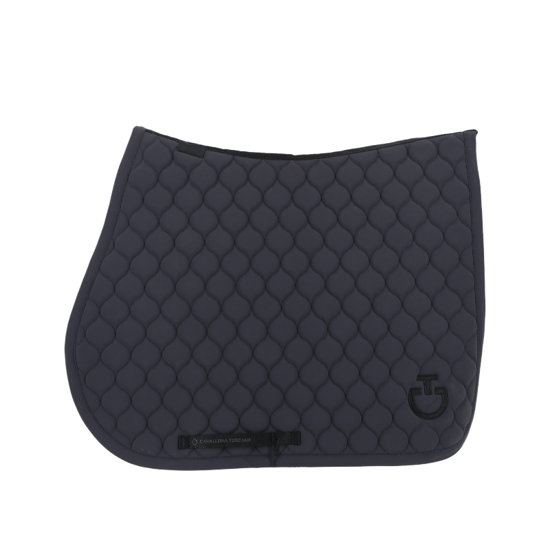 Cavalleria Toscana - Manta de Sela Circular Quilted Ocean Blue