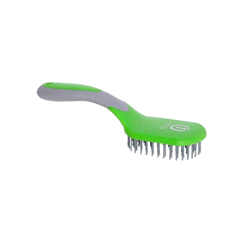 Imperial Riding - Boomerang green mane & tail brush | - Ohlala