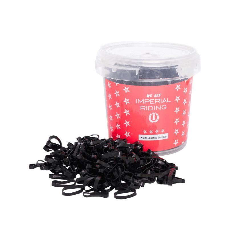 Imperial Riding - Black hair elastics | - Ohlala