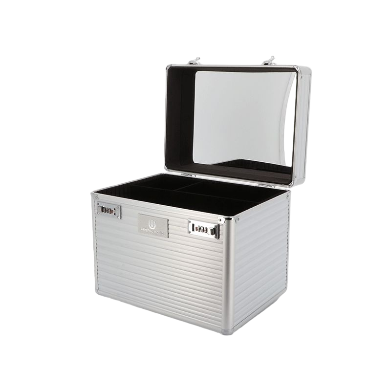Imperial Riding - Shiny Classic Silver Grooming Box | - Ohlala