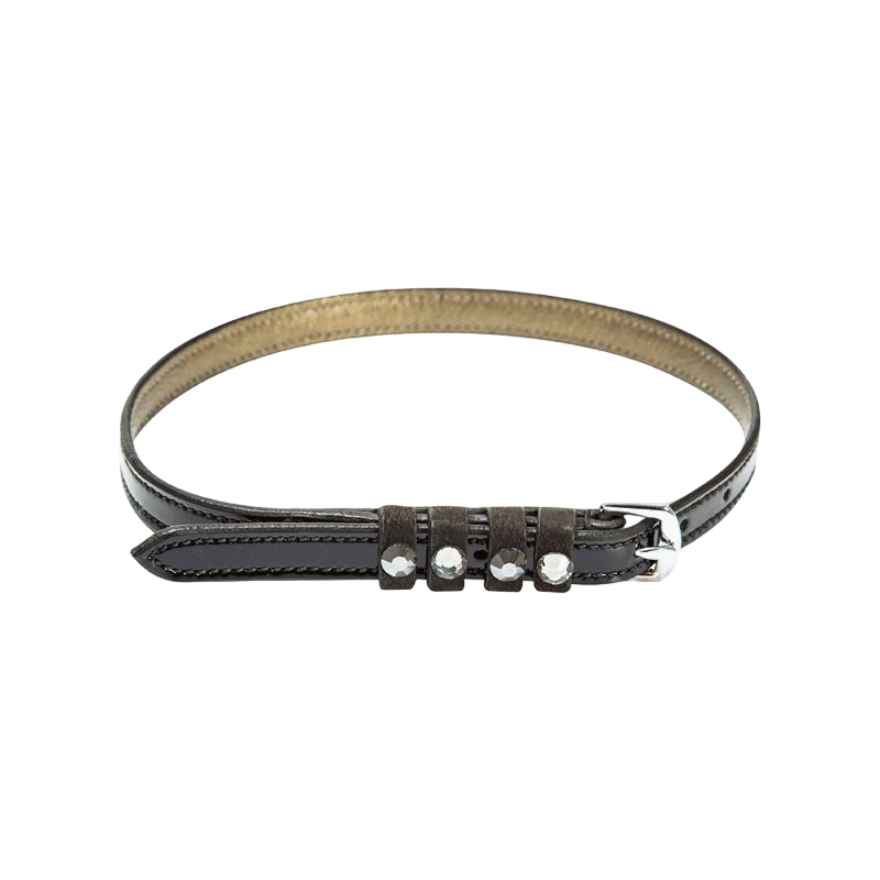 Imperial Riding - Correas de espuelas de cuero Pardouz negro/ plata | - Ohlala