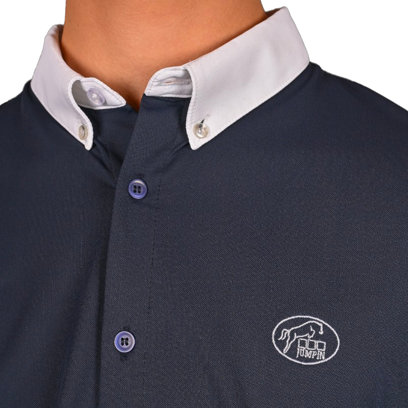 Jump'In - Herren Langarm-Turniershirt Félix marine | - Ohlala