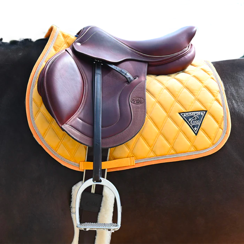 Jump'In - Soft Velours Schabracke gelb | - Ohlala