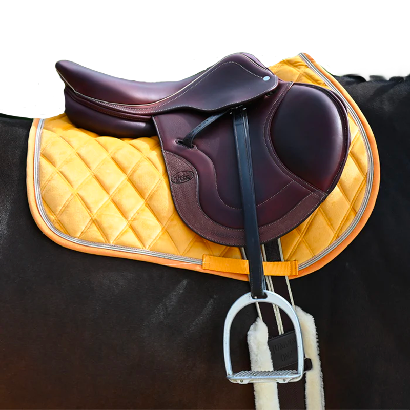 Jump'In - Soft Velours Schabracke gelb | - Ohlala