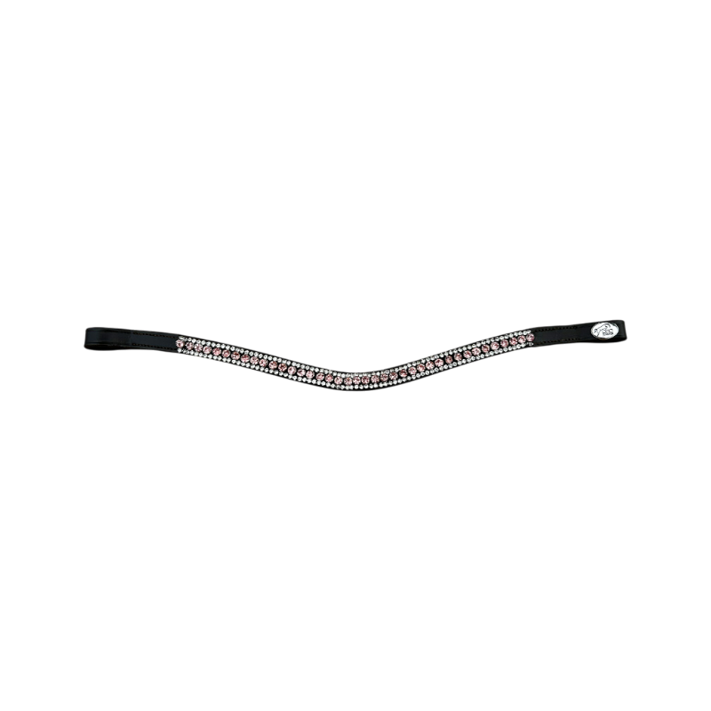 Jump'In - Frontale Diamante Fiore rosa/cuoio nero