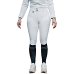 Jump'In - Pantalón de equitación mujer Cadence blanco