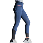 Jump'In - Pantalon d'équitation fille Luna marine | - Ohlala