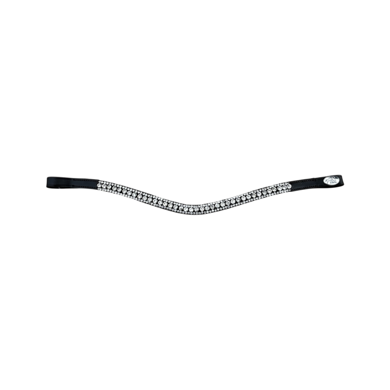 Jump'In - Frontal Diamant Fleur cuero negro