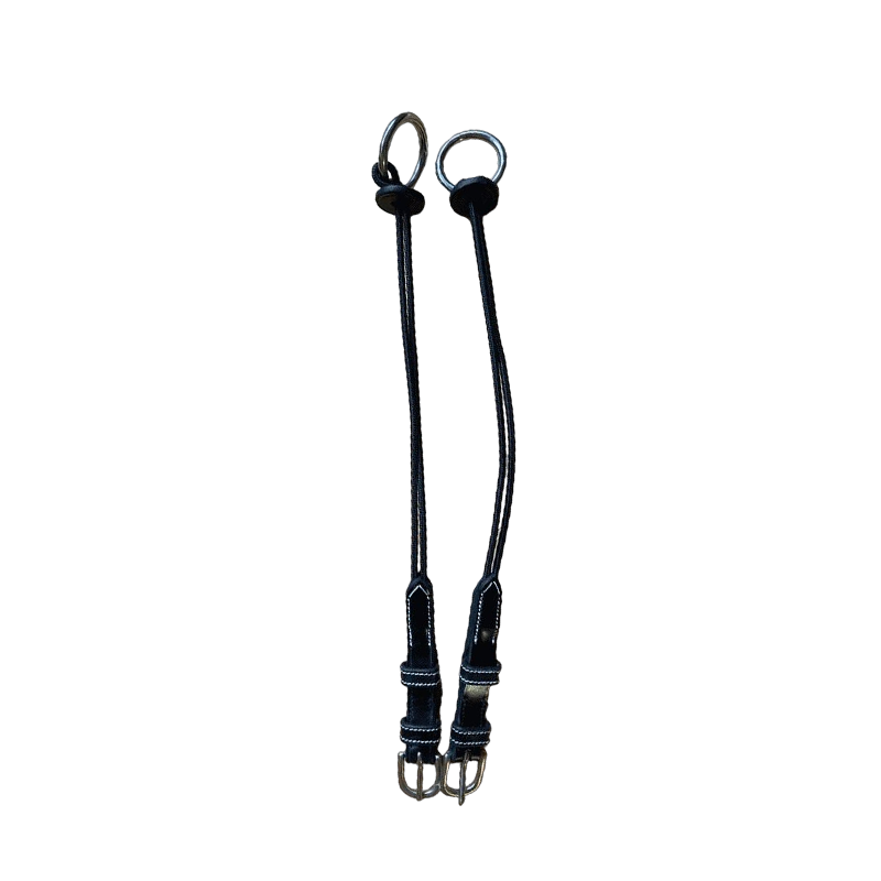 Jump'In - Pelham cheek pieces black | - Ohlala