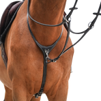 Jump'In - Collier et martingale One Premium noir | - Ohlala