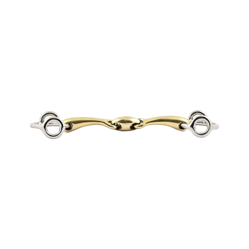 Jump'In - Double-jointed snaffle bridle bit | - Ohlala