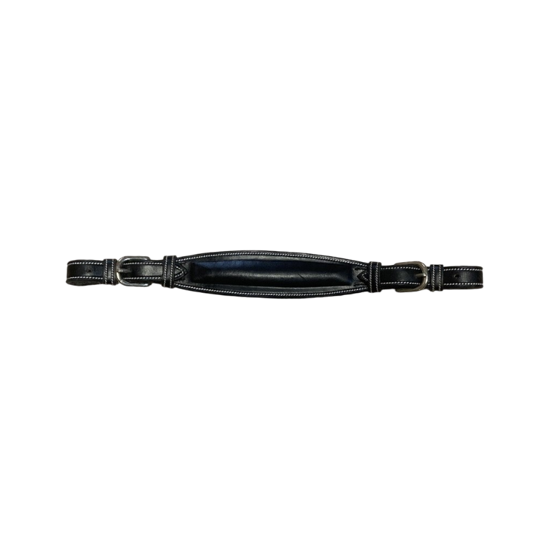 Jump'In - Weighted hackamore nose piece in havana leather | - Ohlala