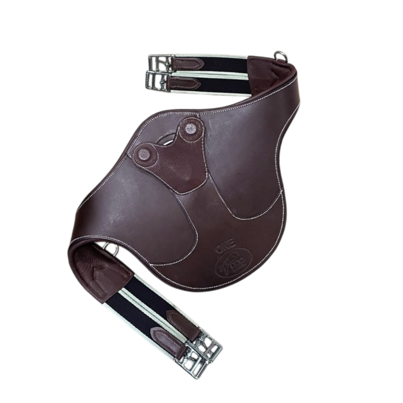 Jump'In - Sangle bavette élastique Safety noisette | - Ohlala