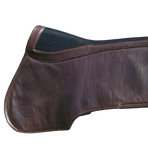 Jump'In - Leather and Felt Saddle Pad Havana | - Ohlala