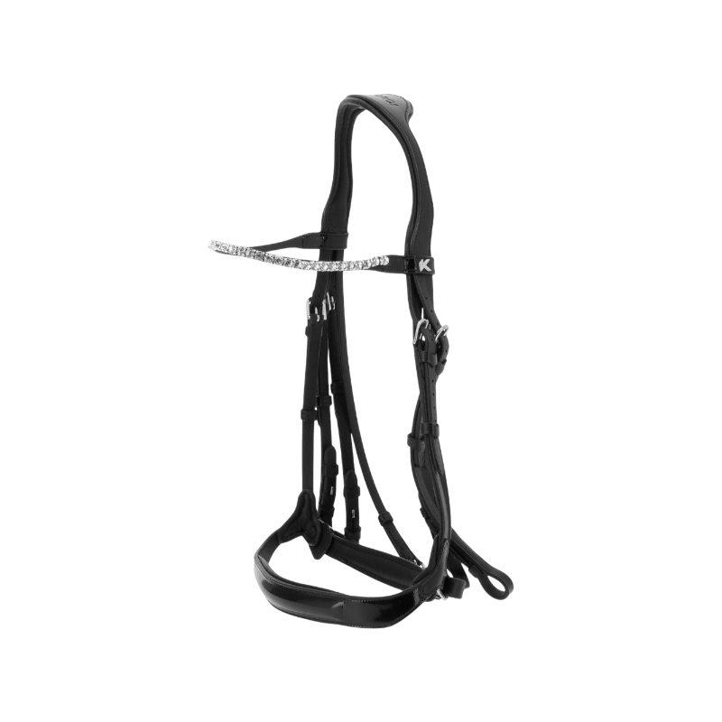 K By Equithème - Black K-KURVE Double Bridle