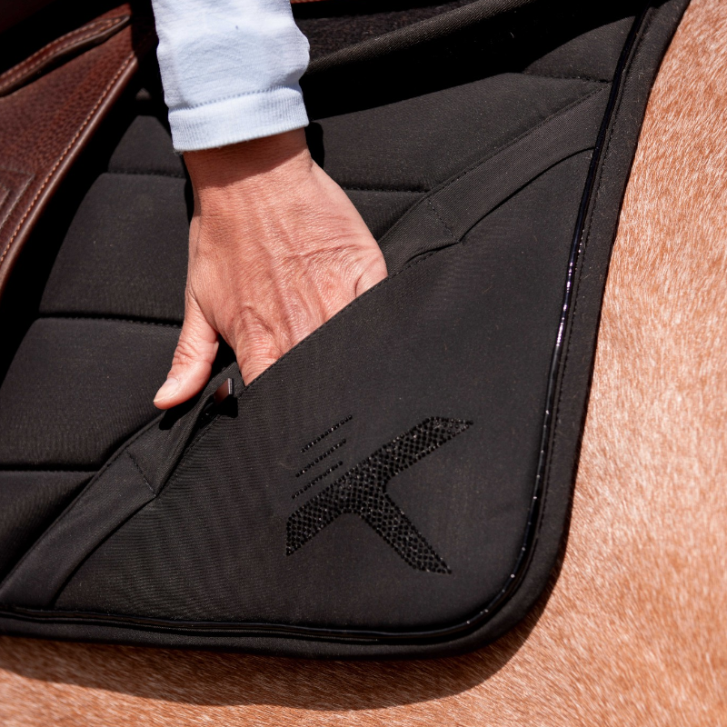 K By Equithème - Tapis de selle K-VEGA noir