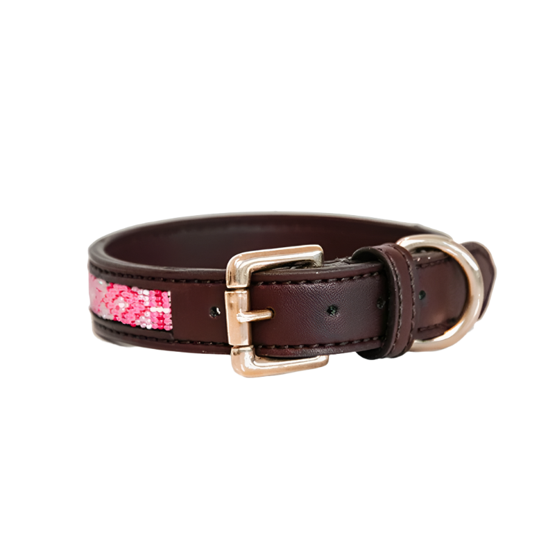 Kentucky Dogwear - Handgefertigtes Perlenhalsband für Hunde in Rosa | - Ohlala