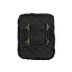 Kentucky Horsewear - Extension de poitrail matelassé mouton vegan 2 boucles noir | - Ohlala