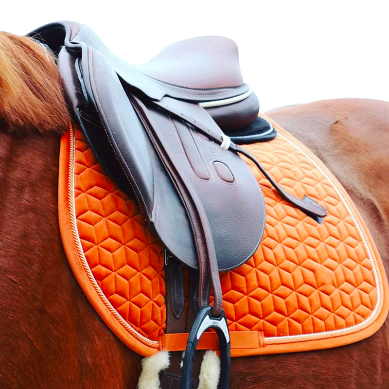 Kentucky Horsewear - Schabracke Velvet Jumping Orange | - Ohlala