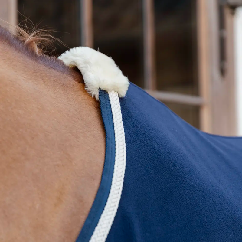 Kentucky Horsewear - Fleece Rug Plaited Rope Navy | - Ohlala