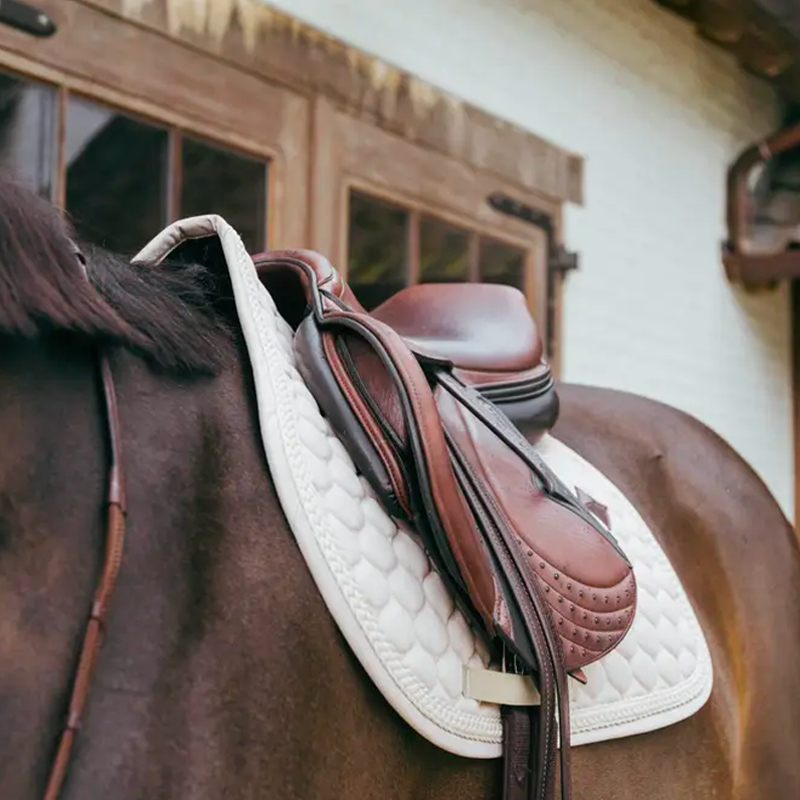Kentucky Horsewear - Saddle Pad Plaited Cord beige | - Ohlala