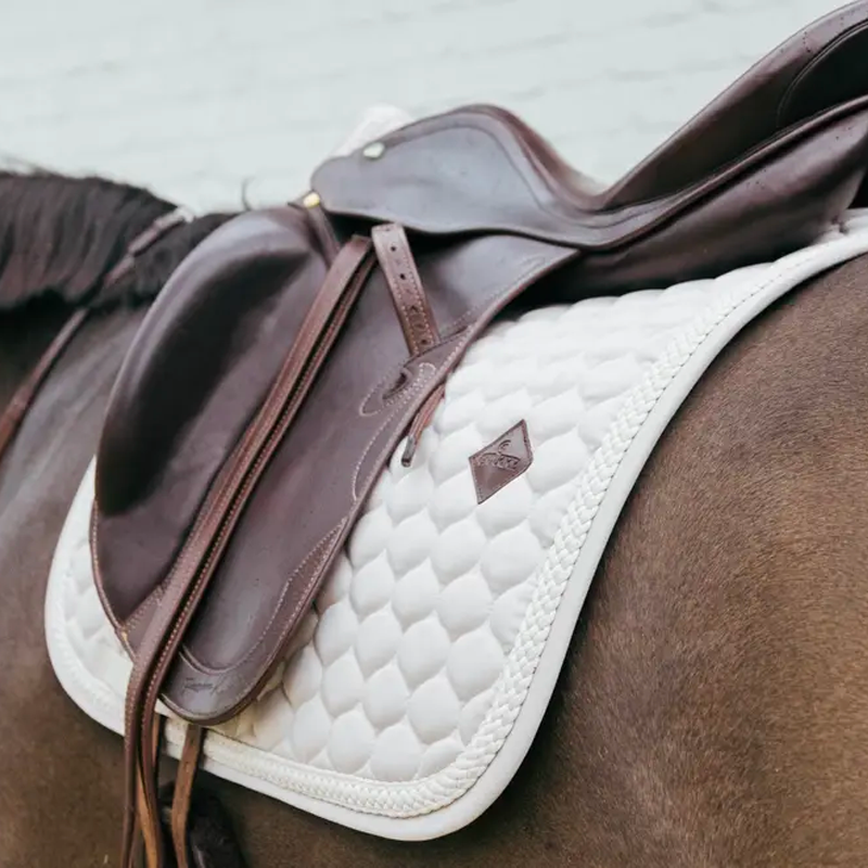 Kentucky Horsewear - Dressurpad Plaited Cord beige | - Ohlala