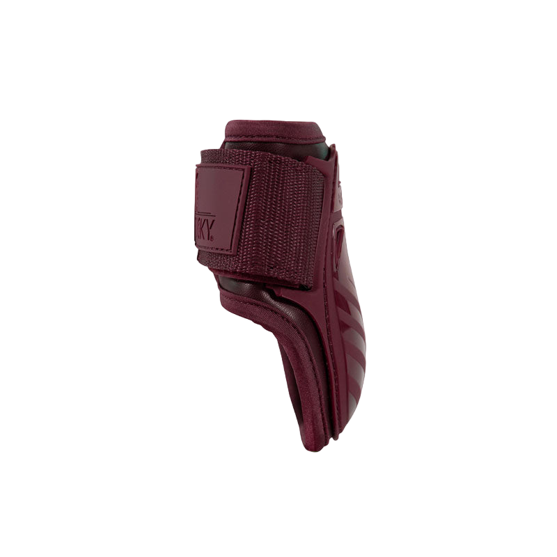 Kentucky Horsewear - Young Horse Fetlock Boots Burgundy | - Ohlala