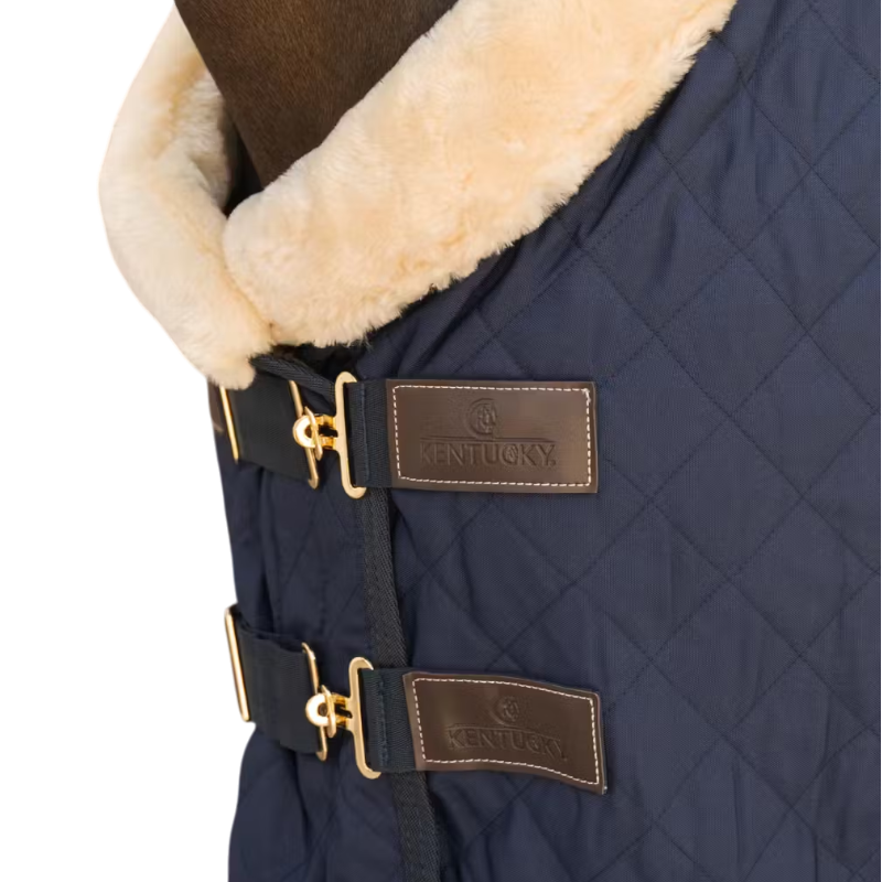 Kentucky Horsewear - Couverture de présentation KH logo 160g marine