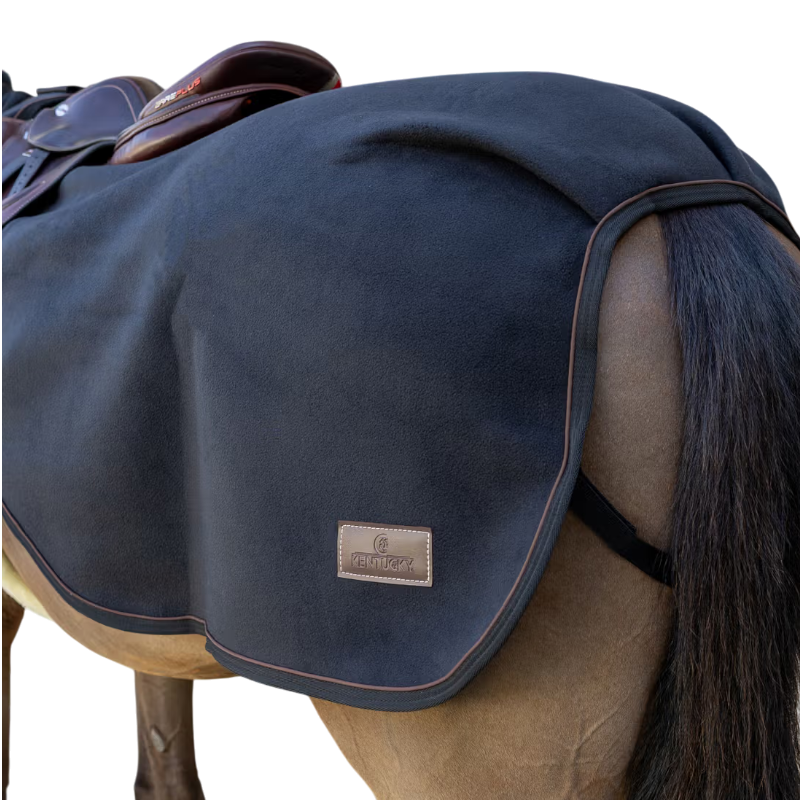Kentucky Horsewear - Heavy Fleece Quarter Sheet 0g Black