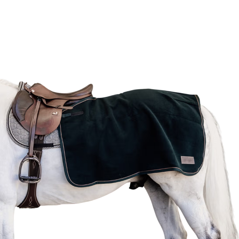 Kentucky Horsewear - Square Heavy Fleece Quarter Sheet 0g Black